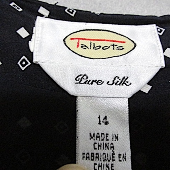 Talbots Midi Navy Blue A-line Skirt, Size 14 - Picture 3 of 5